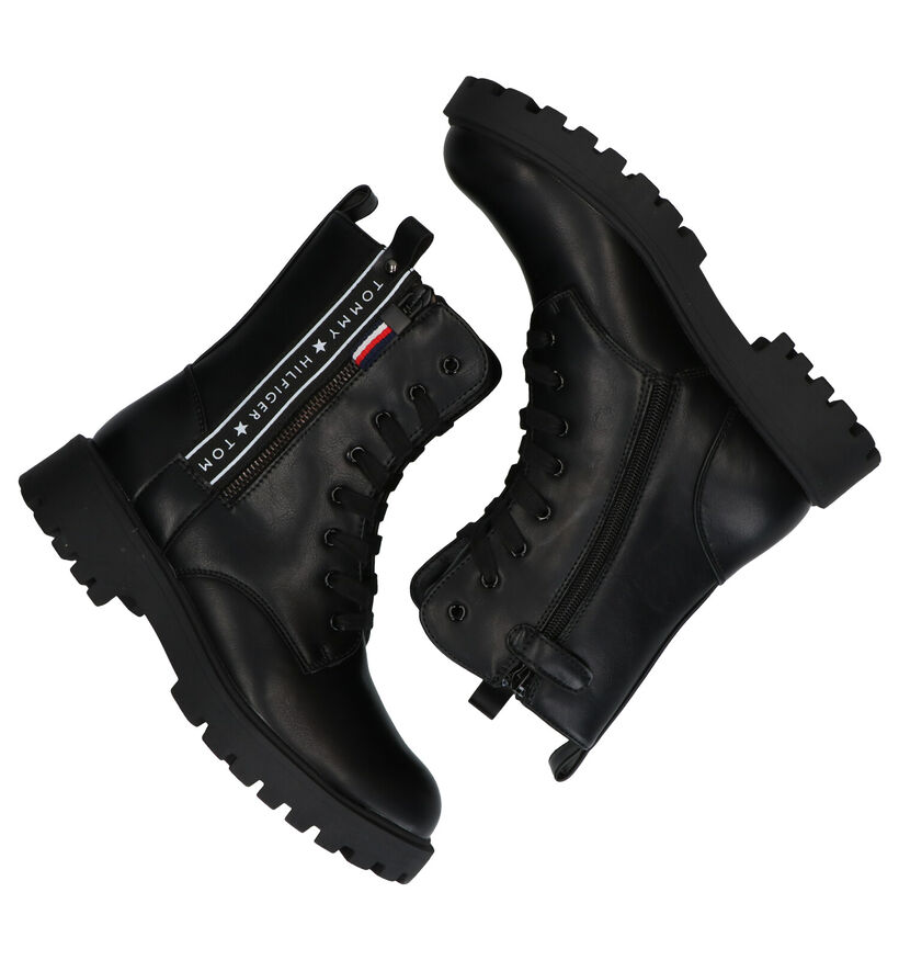 Tommy Hilfiger Zwarte Boots in leer (279902)