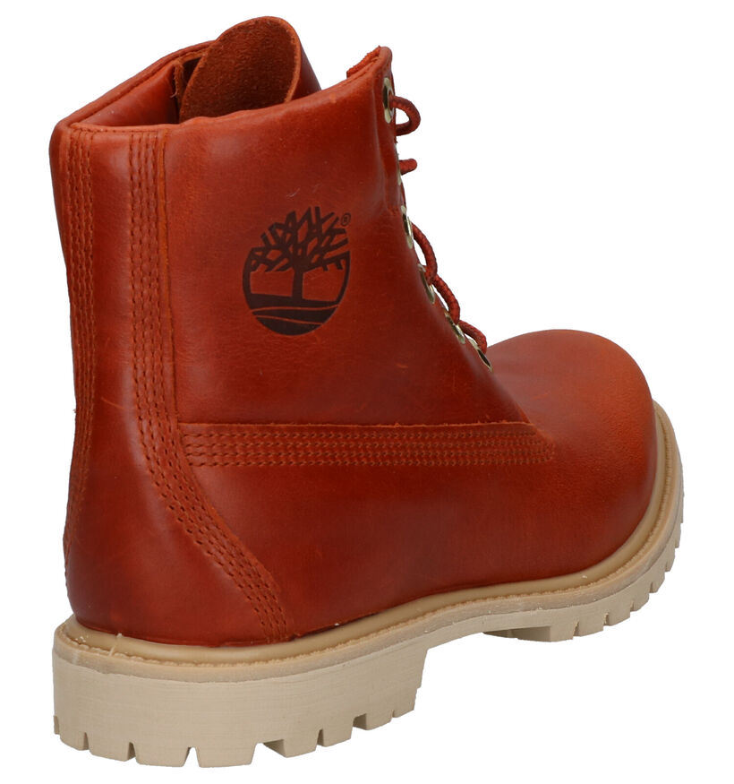 Timberland Paninara Collarles Cognac Boots in leer (255332)