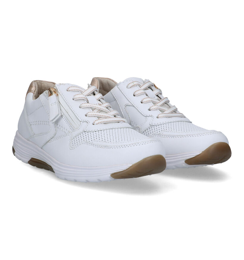 Gabor Rollingsoft Witte Sneakers voor dames (319982) - geschikt voor steunzolen