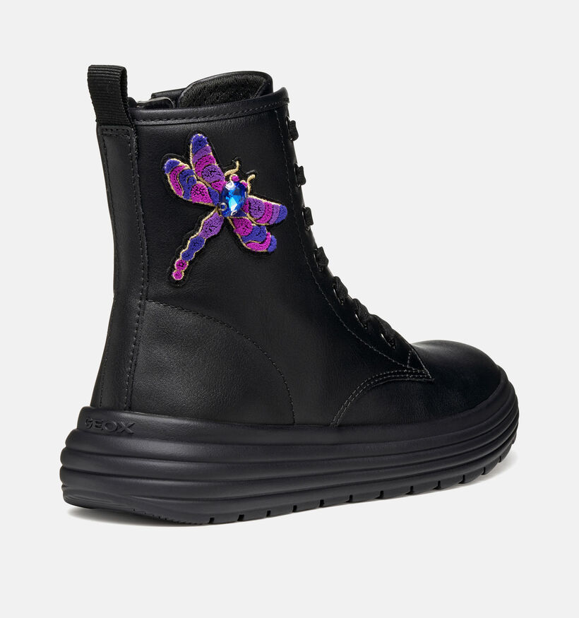 Geox Phaolae Zwarte Boots voor meisjes (361905) - geschikt voor steunzolen