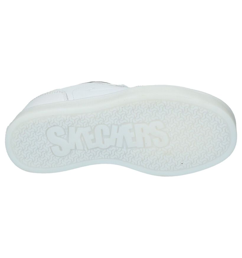 Witte Skechers Lage Sneakers met Lichtjes in kunstleer (210344)