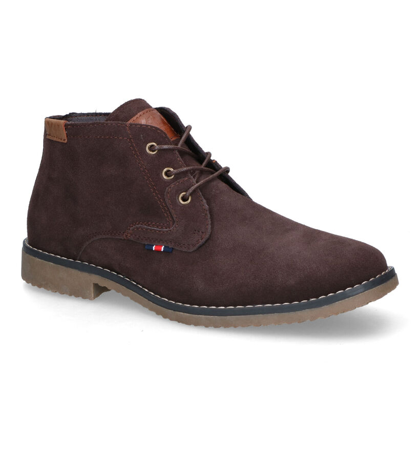 Xti Chaussures hautes en Brun foncé en nubuck (322456)