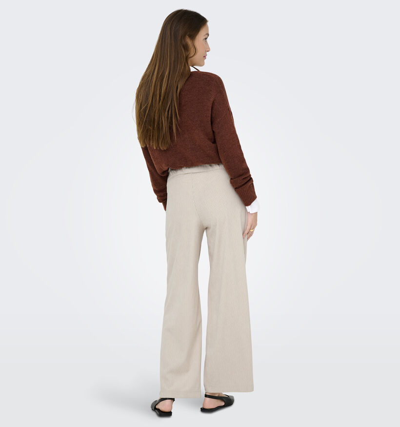 JDY Geggo Cord  Pantalon classique en Beige pour femmes (359939)