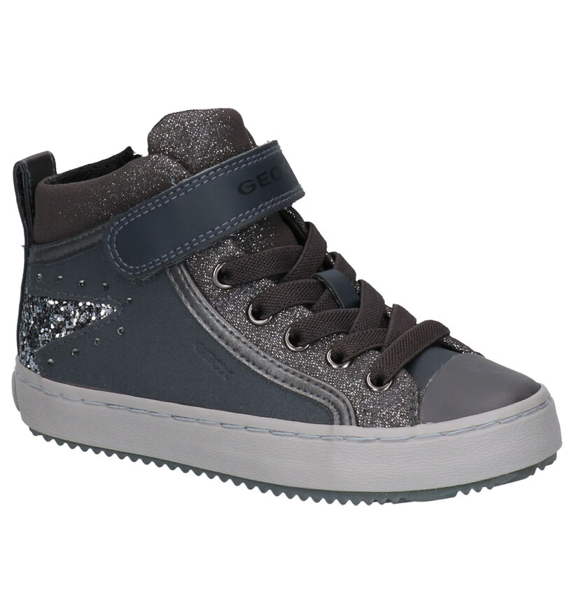 Geox Kalispera Baskets en Noir en simili cuir (295242)