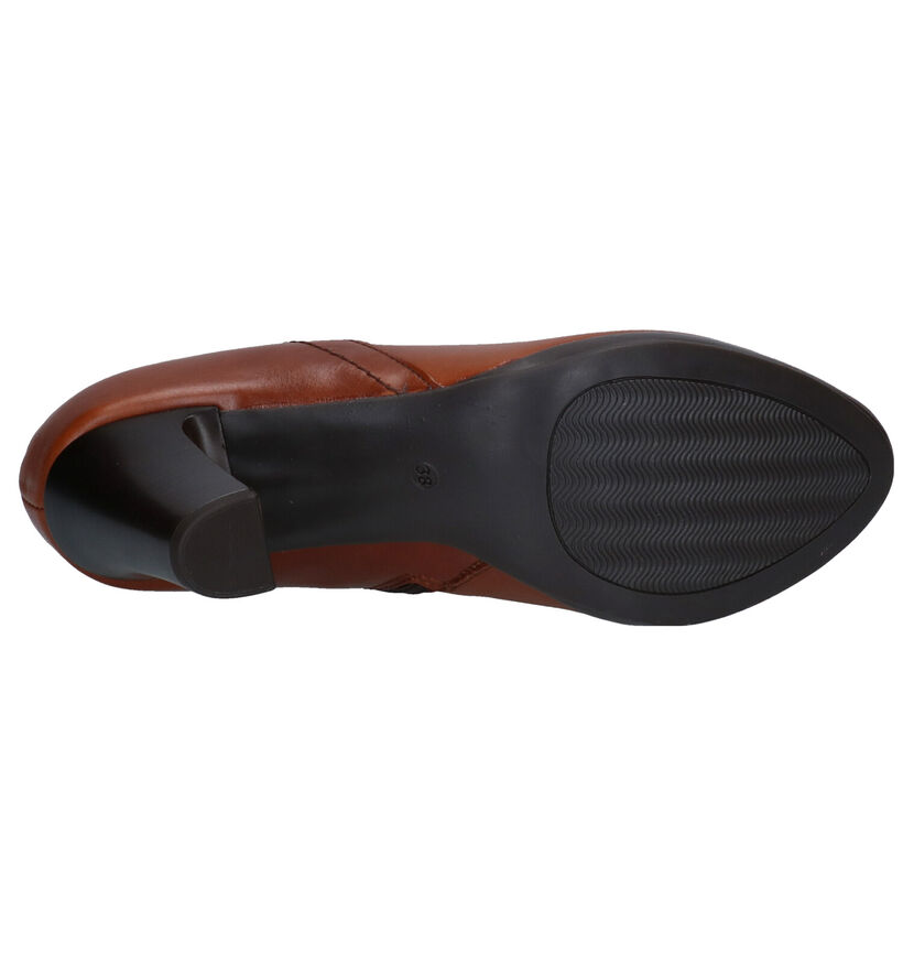 Signatur Bottines à talons en Cognac pour femmes (299164)