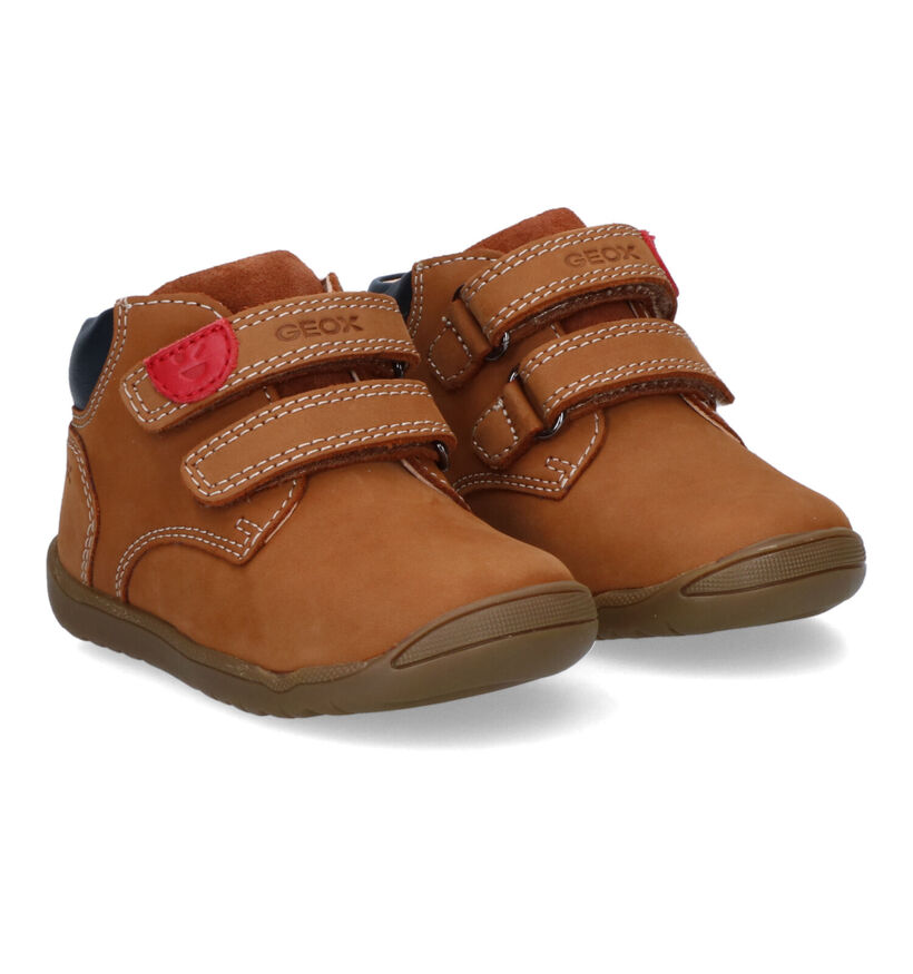 Geox Macchia Chaussures pour bébé en Cognac pour garçons (312574) - pour semelles orthopédiques