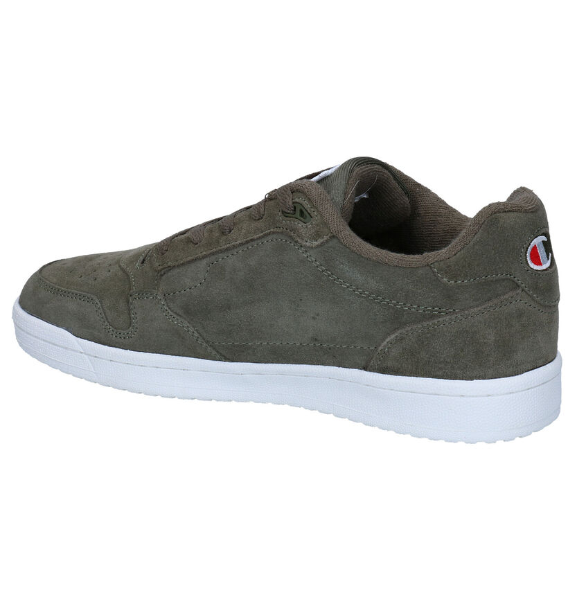 Champion New York Low Baskets en Kaki en cuir (279083)