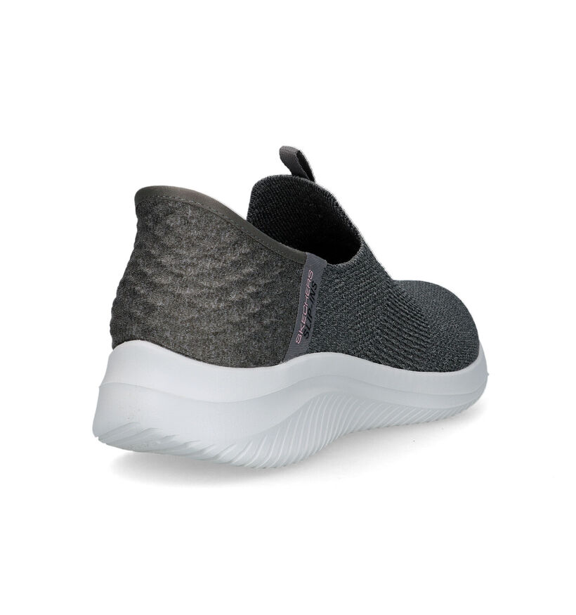 Skechers Ultra Flex 3.0 Smooth Step Zwarte Slip-ins voor dames (326227)