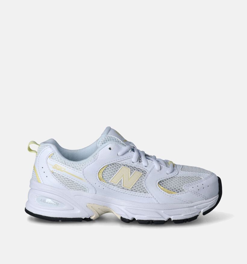 New Balance GR 530 Baskets en Argent pour filles, garçons (350580) - pour semelles orthopédiques