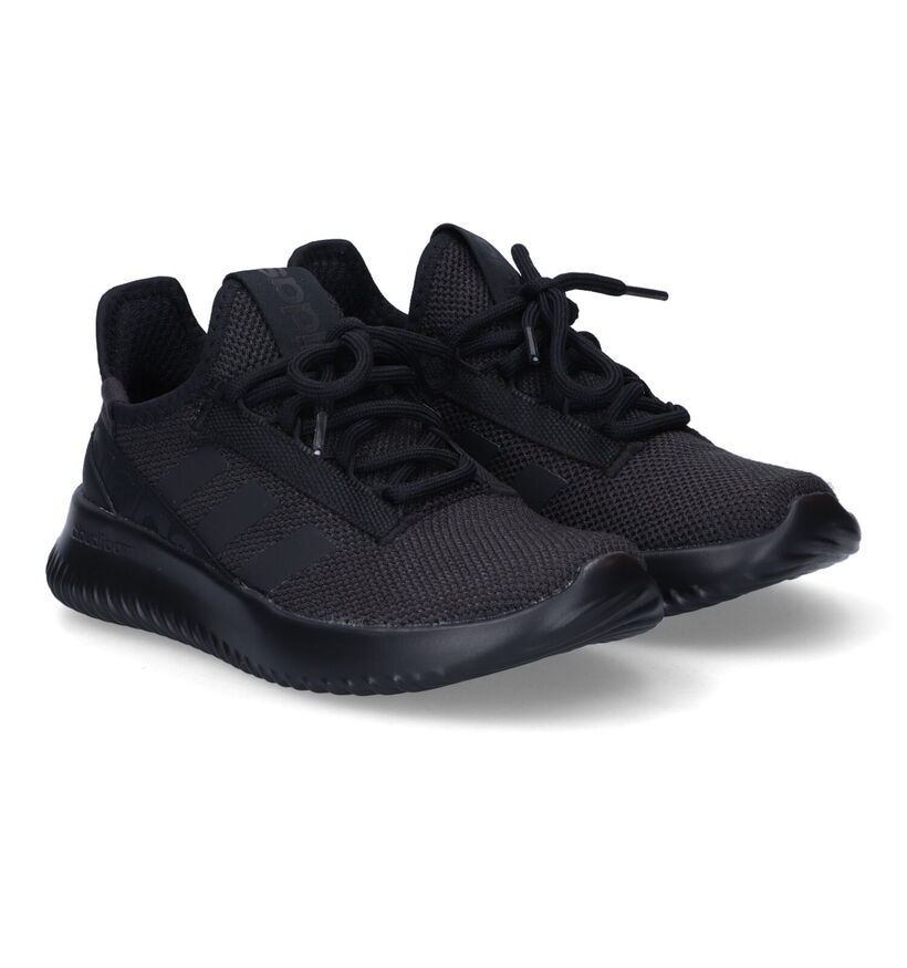 adidas Kaptir 2.0 Zwarte sneakers voor jongens, meisjes (324139)