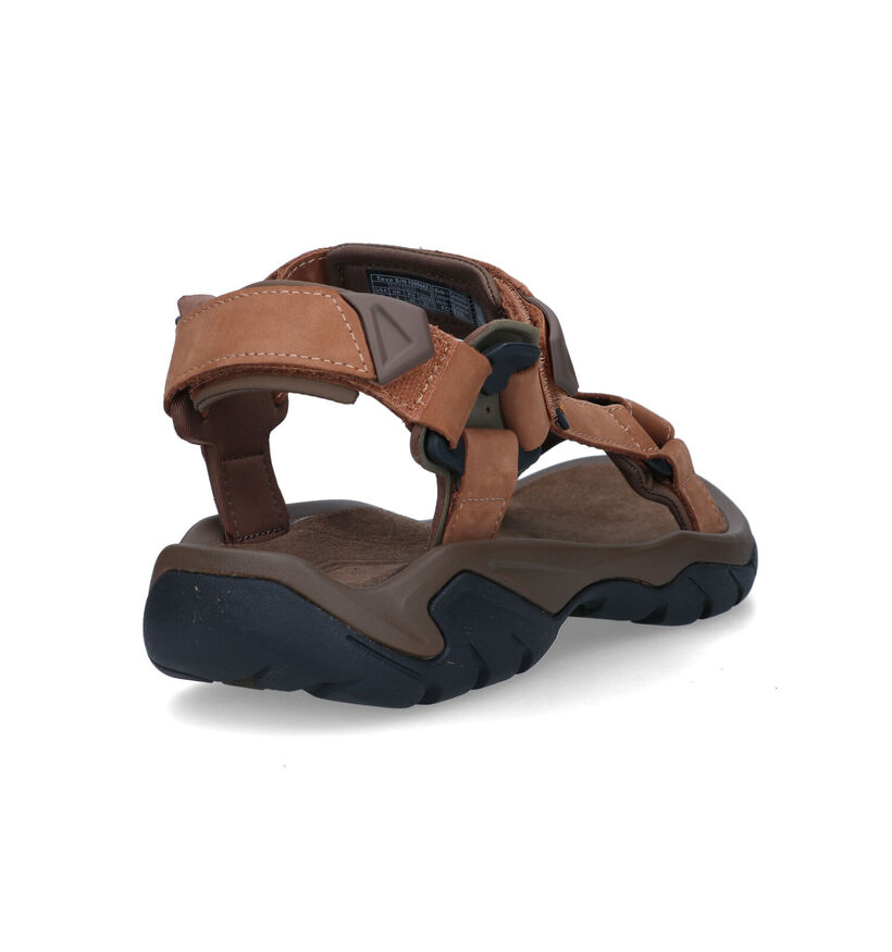 Teva Terra Sandales en Camel en nubuck (321947)