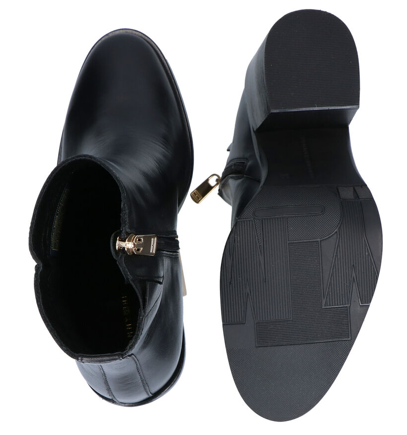 Tommy Hilfiger Bottillons en Noir en cuir (280003)