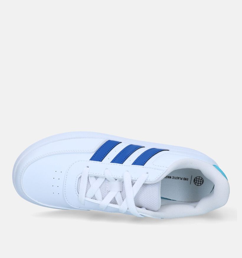 adidas Breaknet Witte Sneakers voor jongens, meisjes (318945) - geschikt voor steunzolen