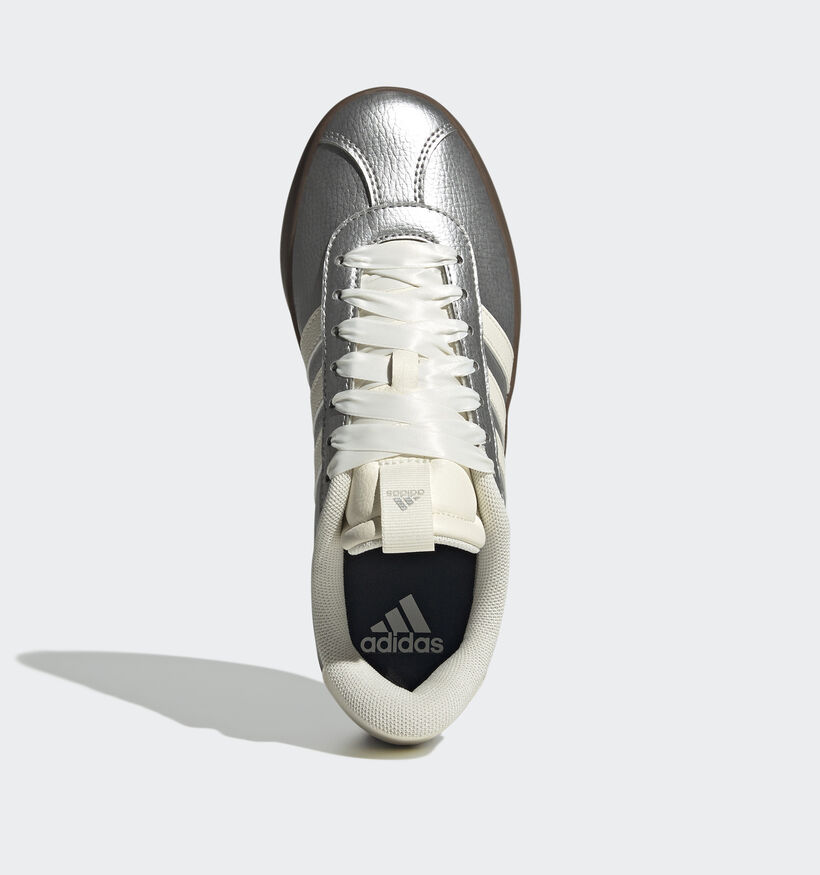 adidas VL Court 3.0 Zilveren Sneakers voor dames (357644) - geschikt voor steunzolen