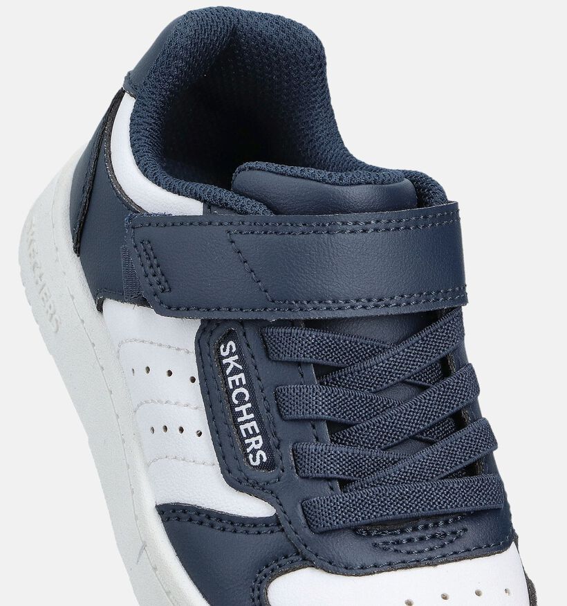 Skechers Quick Street Donkerblauwe Sneakers voor jongens (366437)