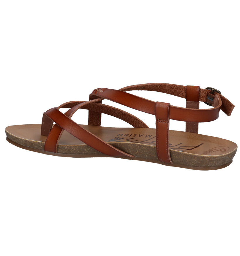 Blowfish Malibu Granola Vegan Zwarte Sandalen in kunstleer (288916)