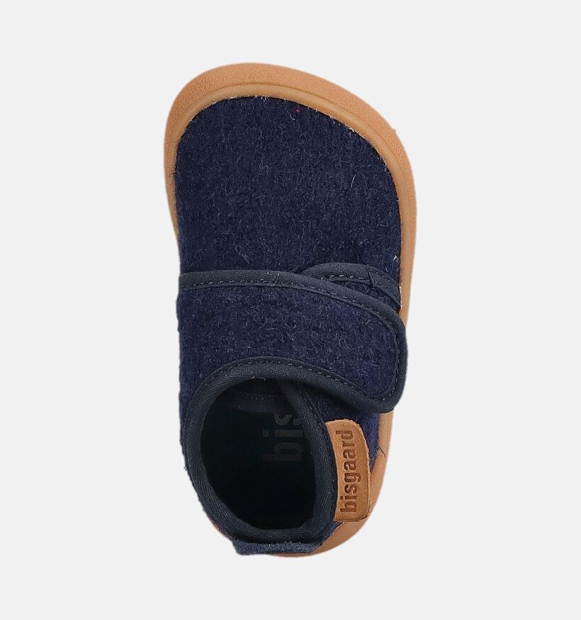 Bisgaard Donkerblauwe Pantoffels voor meisjes, jongens (381029) - geschikt voor steunzolen