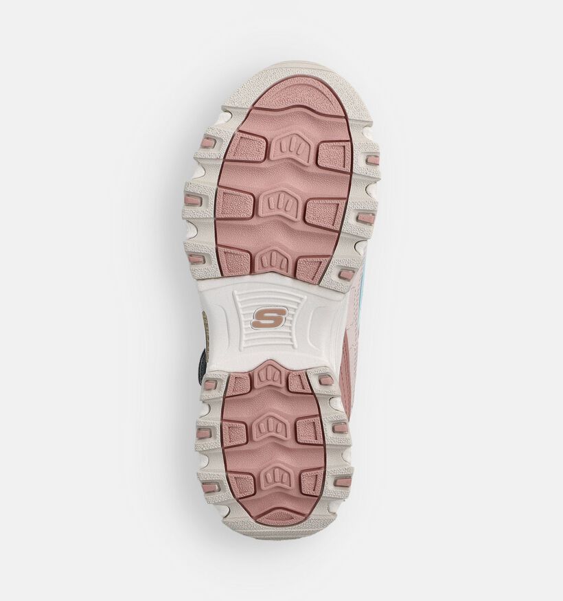 Skechers D'Lites Roze/Blauwe Sneakers voor meisjes (375689) - geschikt voor steunzolen