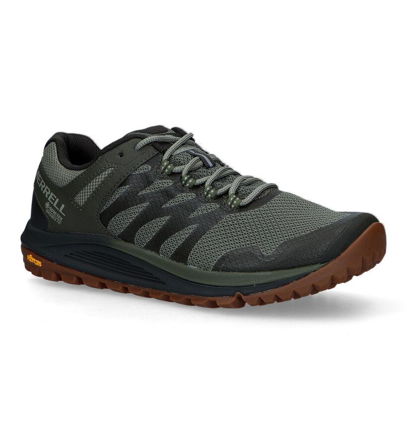 Merrell Nova 2 Mid GTX Chaussures de randonnée en Vert pour hommes (310195) - pour semelles orthopédiques