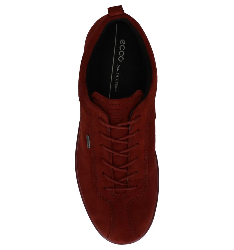 Rode Veterschoenen ECCO Soft 1 in daim (235764)