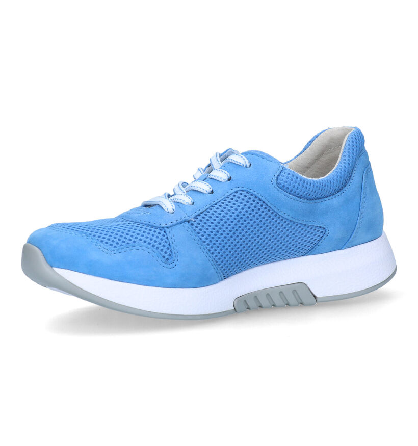 Gabor Rollingsoft Baskets en Bleu pour femmes (334330) - pour semelles orthopédiques