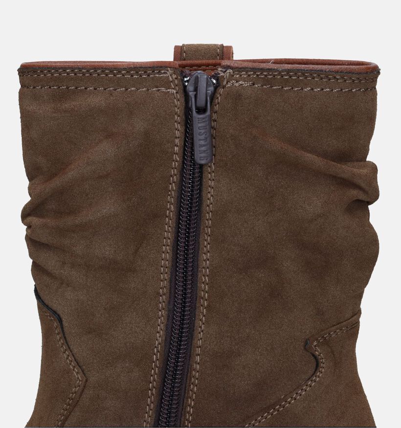 Mustang Bruine Cowboy boots voor dames (331730)