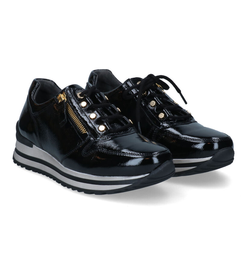 Gabor OptiFit Zwarte Sneakers voor dames (315135) - geschikt voor steunzolen