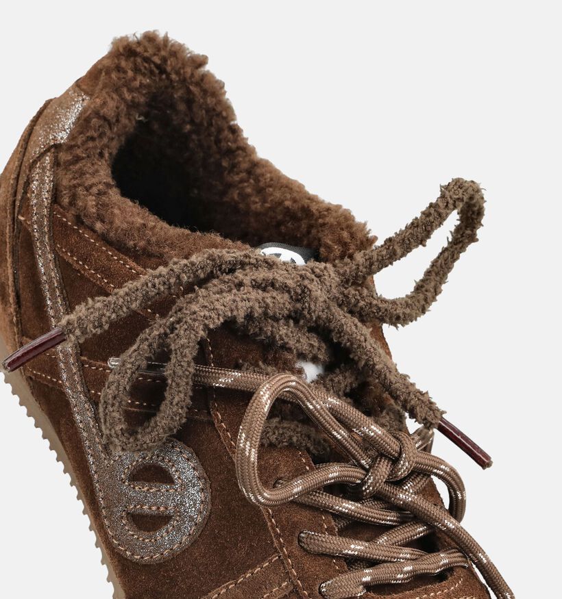 No Name Evo Run Baskets en Marron pour femmes (380989) - pour semelles orthop&eacute;diques