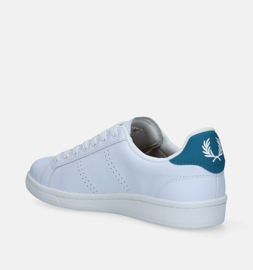 Fred Perry Witte Veterschoenen voor heren (342532) - geschikt voor steunzolen