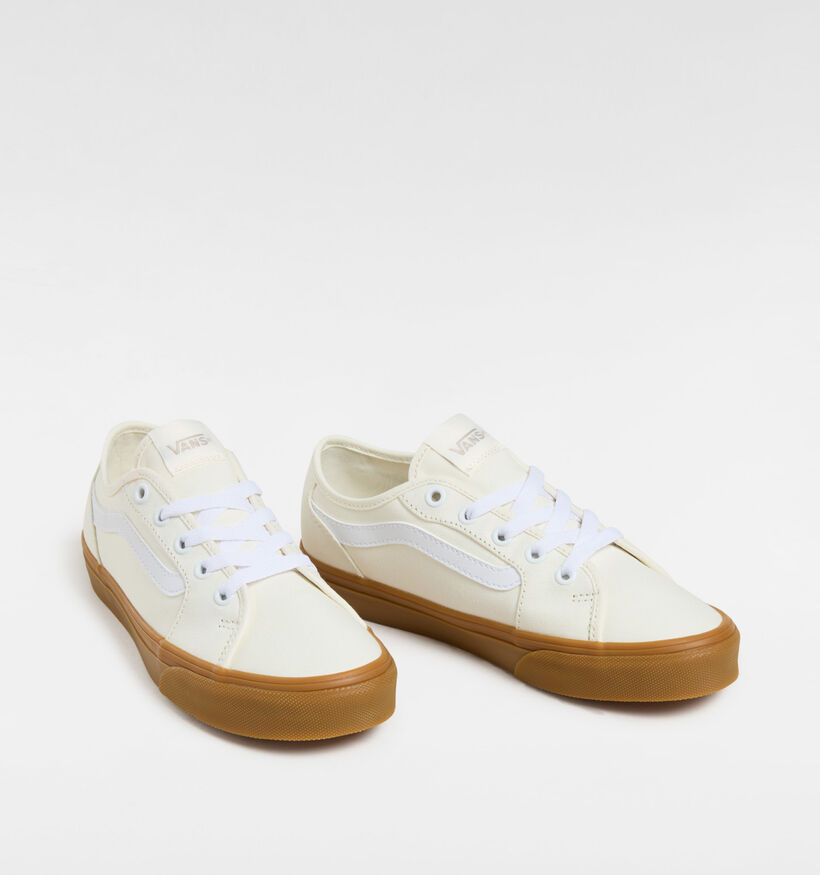 Vans Filmore Decon Baskets pour skate en Naturel pour femmes (351338)