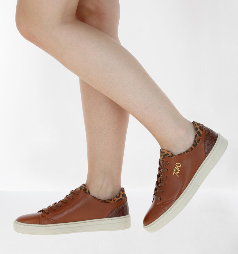 River Woods Elvira Cognac Veterschoenen in leer (281958)