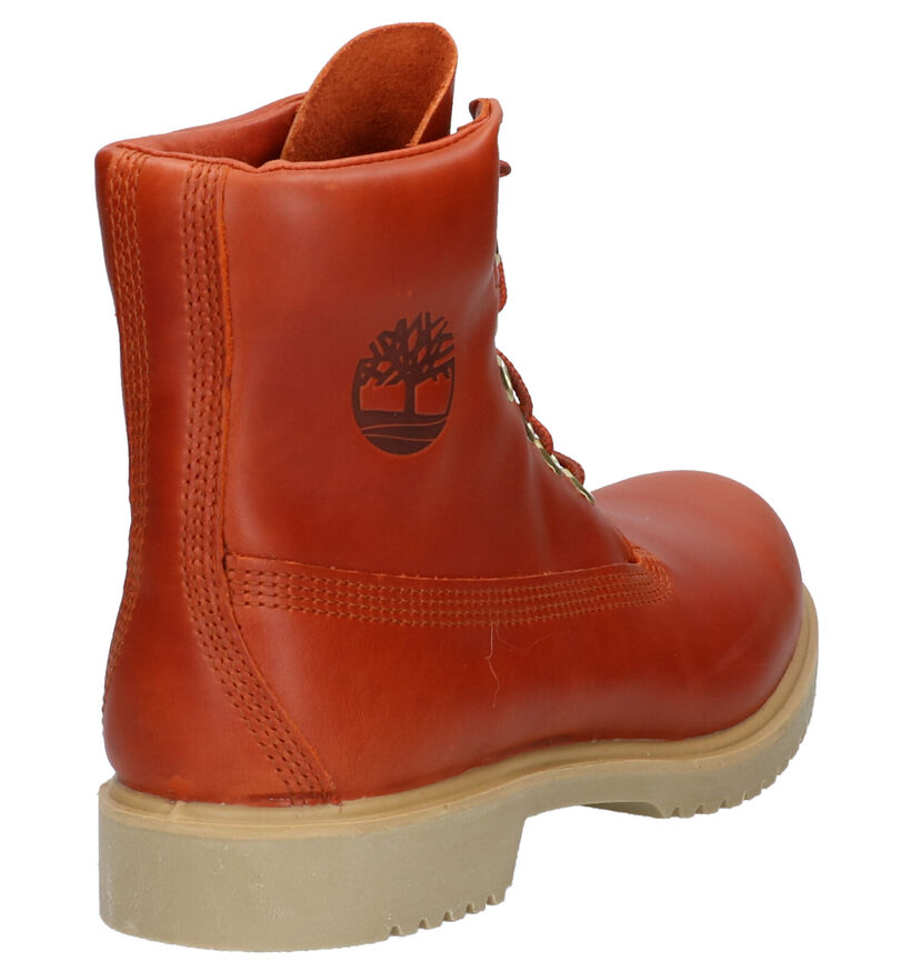Timberland Newman 6 Inch Oranje Boots in leer (255311)
