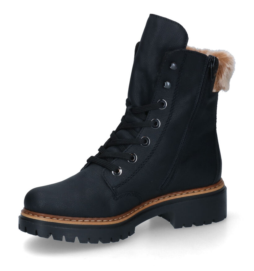 Rieker Boots à lacets en Noir pour femmes (347432)