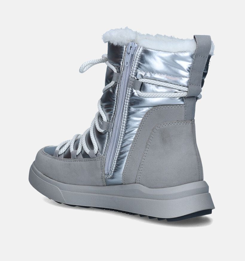 Jana Zilveren Snowboots voor dames (346392) - geschikt voor steunzolen