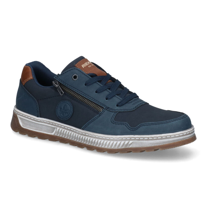 Rieker Blauwe Veterschoenen voor heren (344396)