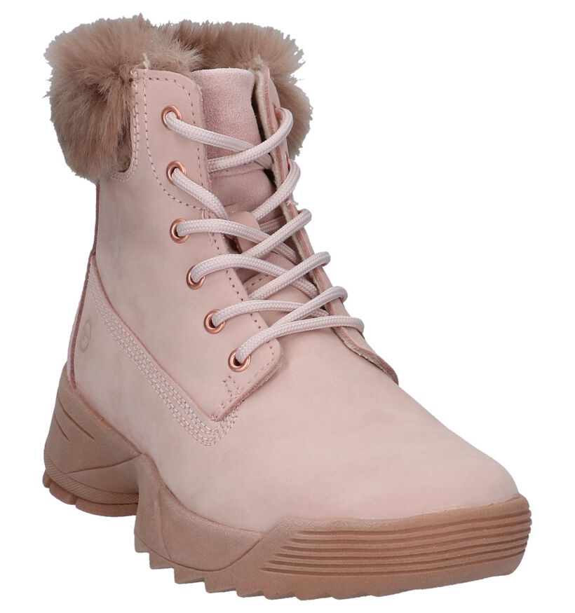 Beige Boots Tamaris in nubuck (239968)