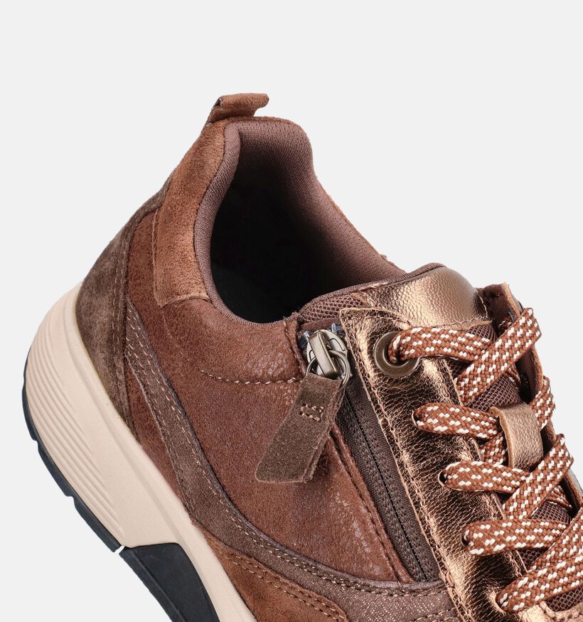 Gabor Bruine Sneakers voor dames (378268) - geschikt voor steunzolen