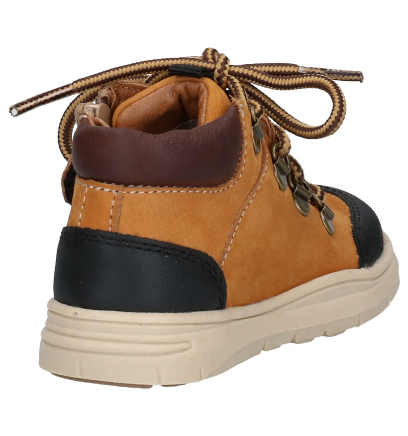 Milo & Mila Chaussures hautes en Cognac en faux fur (261382)