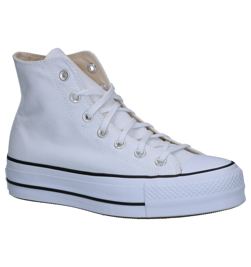 Converse CT All Star Lift Beige Sneakers in stof (300154)