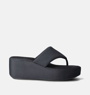 Teenslippers zwart