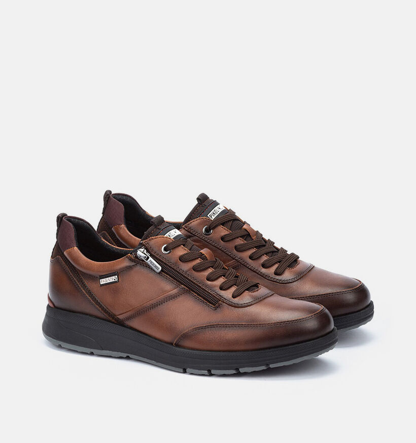Pikolinos Cordoba Chaussures plates en Cognac pour hommes (379263) - pour semelles orthop&eacute;diques