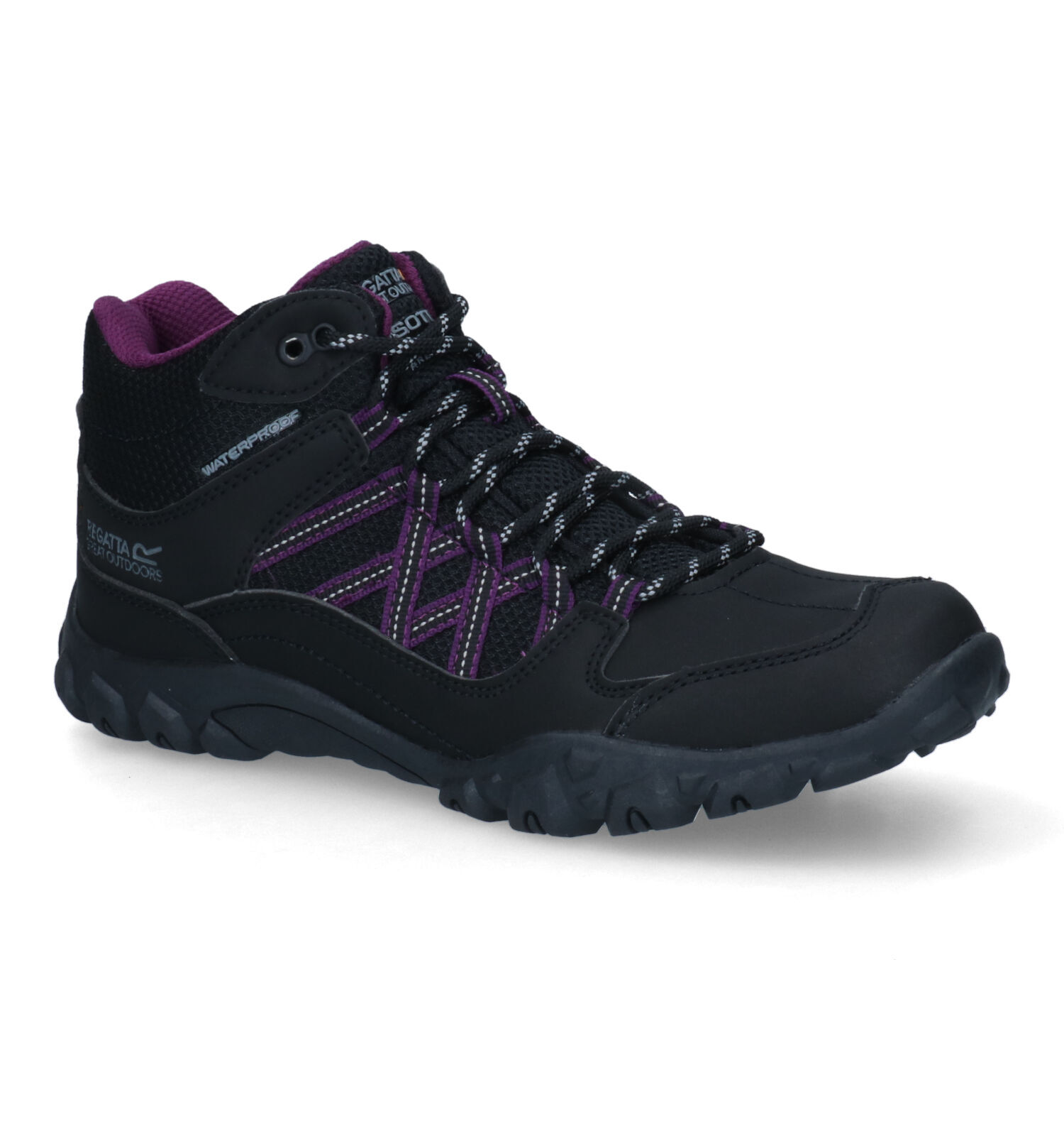 Regatta Lady Edgepoint Zwarte Wandelschoenen Dames
