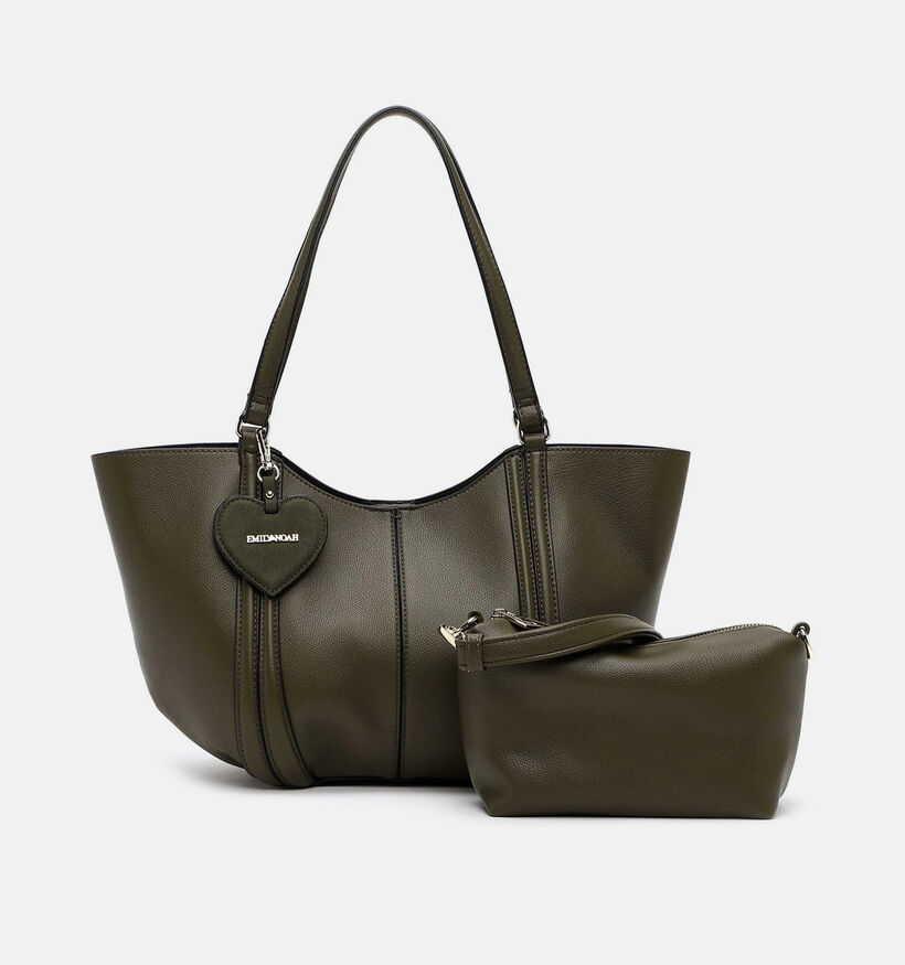 Emily & Noah Levke Olive Cabas en Vert fonc&eacute; pour femmes (378856)