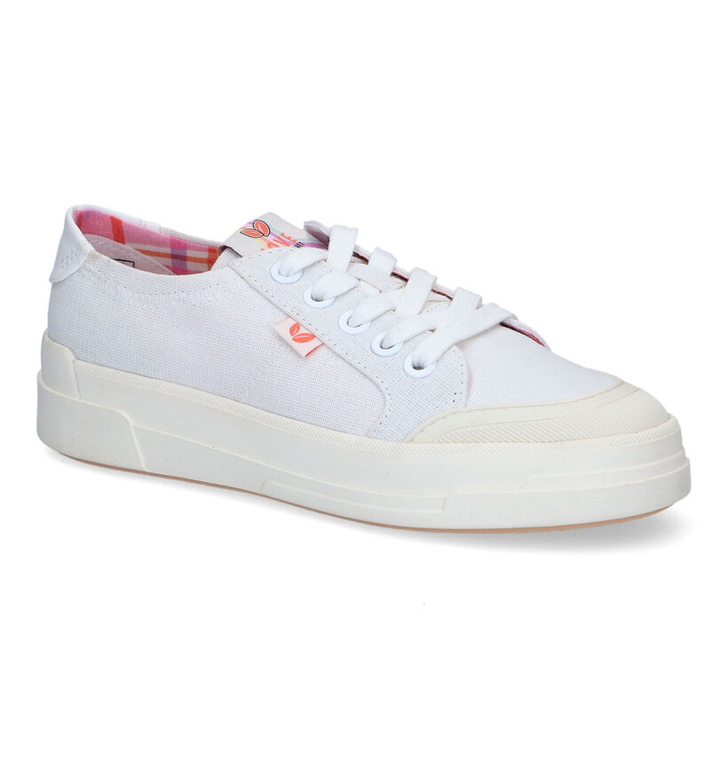 Love Our Planet Valentina Witte Sneakers in stof (310512)