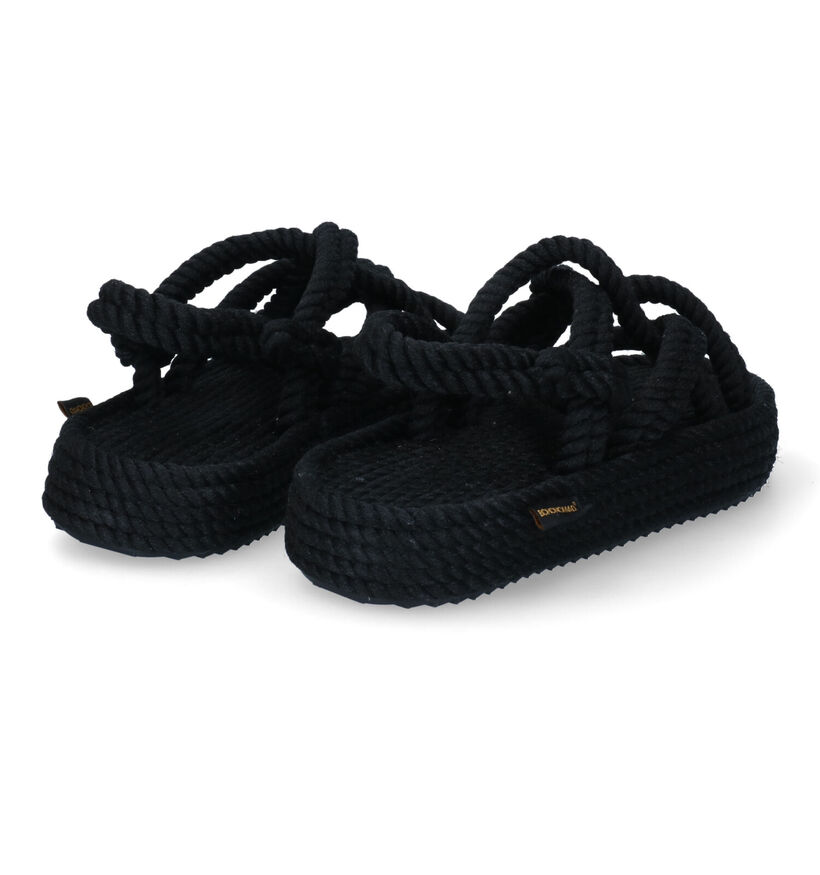 Bohonomad Platform Zwarte Sandalen voor dames (310968)