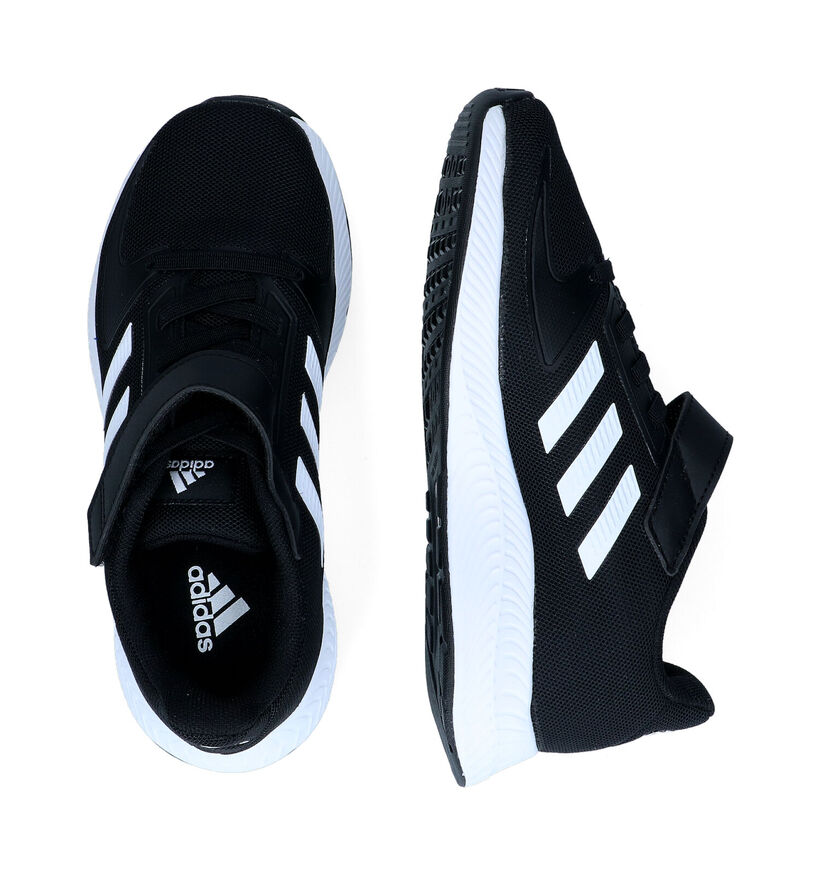 adidas Runfalcon 2.0 Zwarte Sneakers voor jongens (290770)