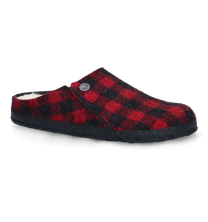 Birkenstock Zermatt Pantoufles en Rouge pour femmes (313711)