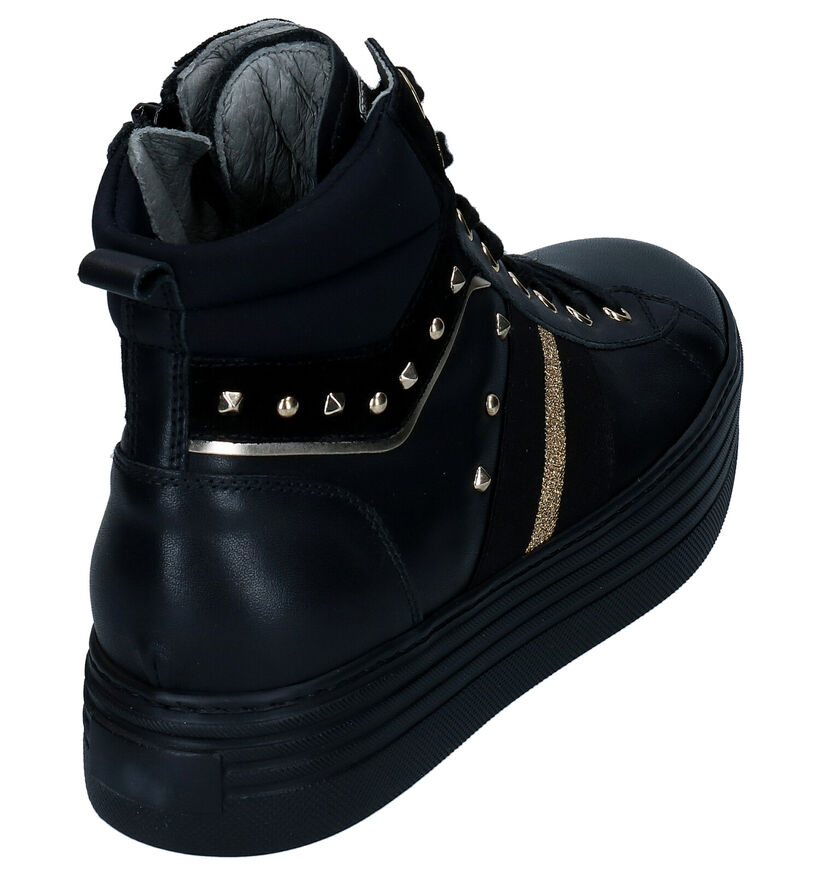 NeroGiardini Zwarte Sneakers in leer (296642)