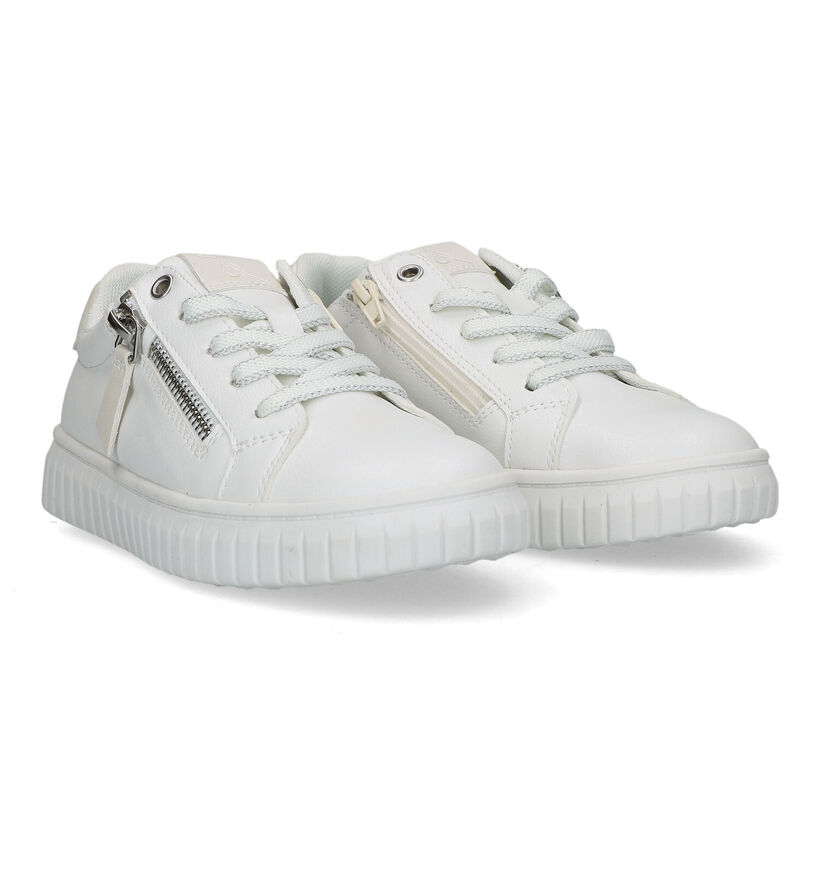 Milo & Mila Witte Sneakers voor meisjes (322241)