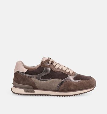 Gabor Comfort Low Sneakers Taupe/Bordeaux